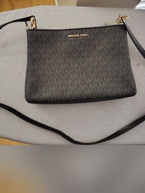 Michael Kors Black Signature Crossbody Bag